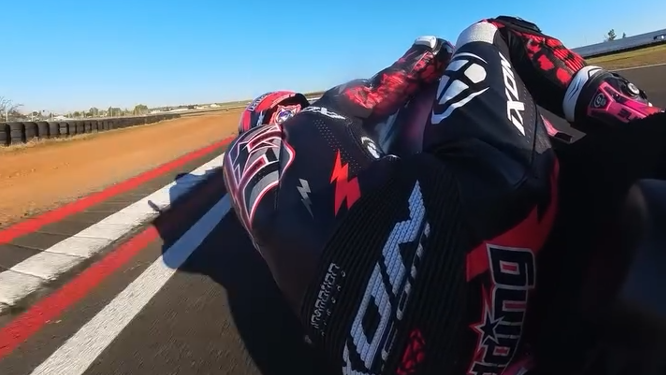 Scott Redding on-board at Circuito de Sevilla. Credit: Instagram/Scott Redding.